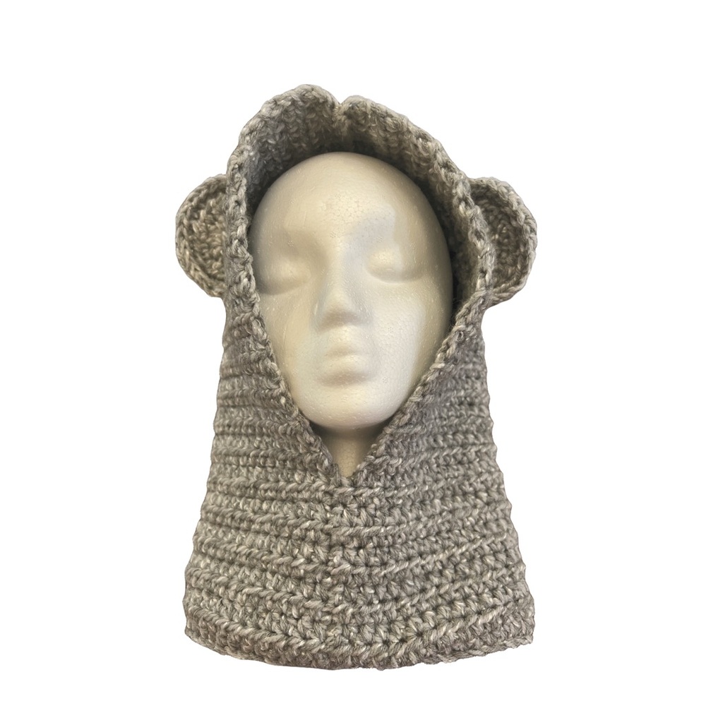 NEW! Toddler/child crochet bear hooded cowl